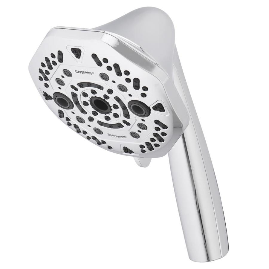 Oxygenics Rejuvenate Chrome 10Spray Handheld Shower in the Shower Heads department at