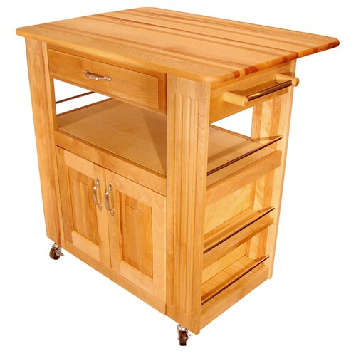 Catskill Craftsmen Brown Wood Base with Birch Butcher ...