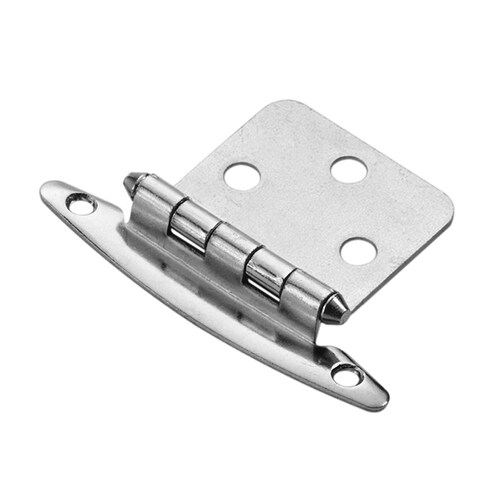 Style Selections 2Pack Chrome Plated Flush Hinge in the Hinges department at