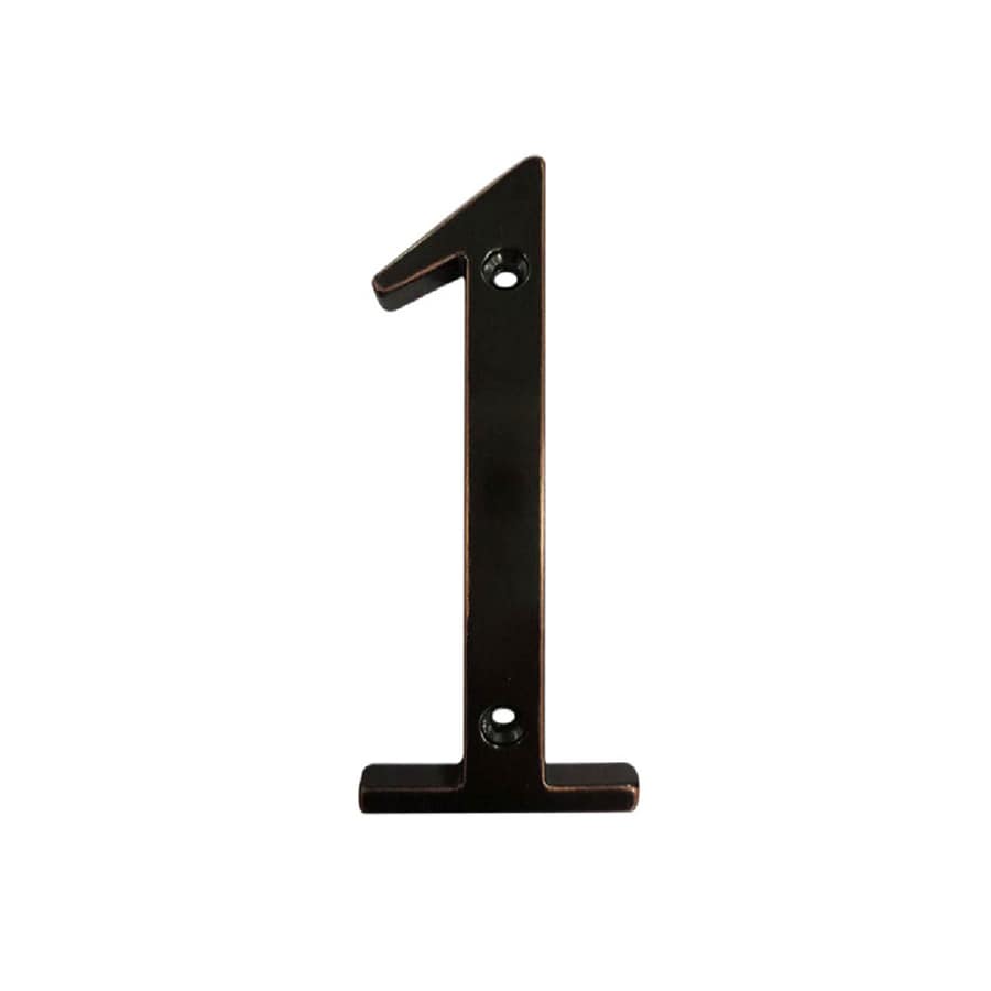 Gatehouse 4in Oil Rubbed Bronze Number 1 at