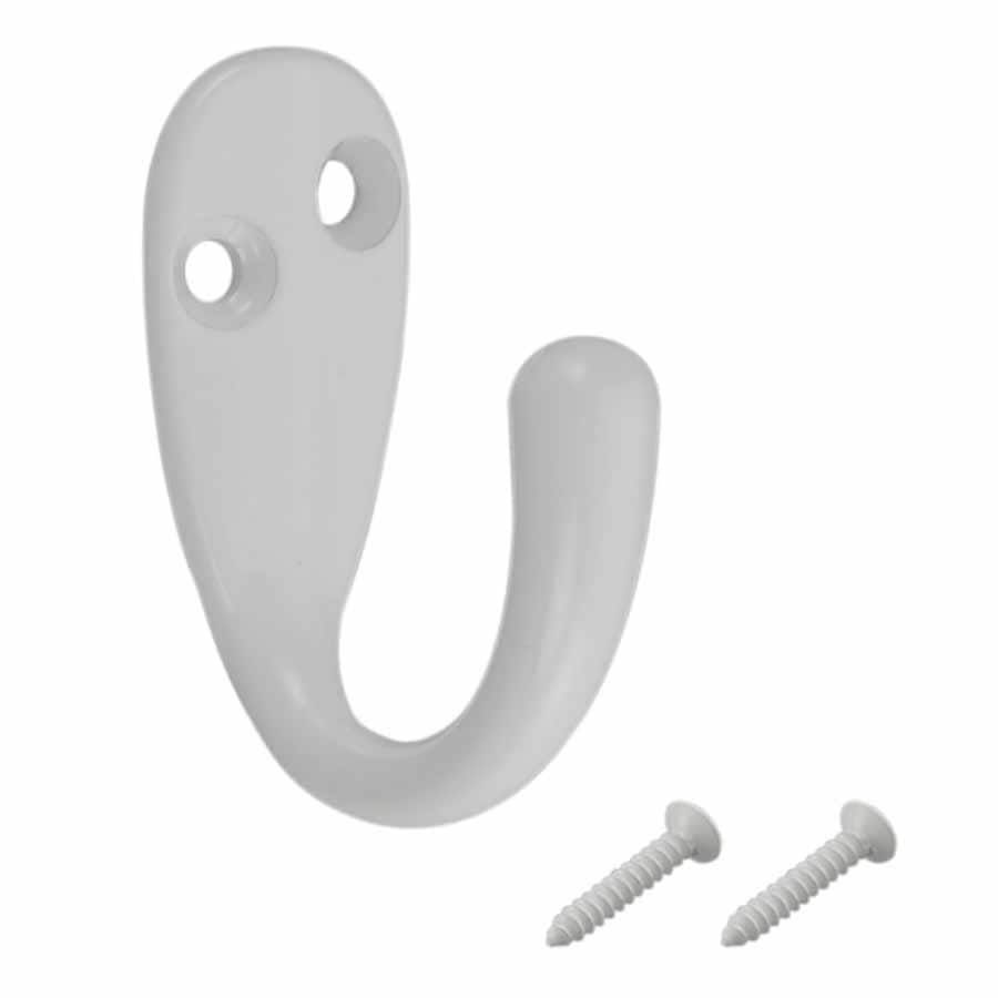 Gatehouse 1-Hook White Towel Hook at Lowes.com