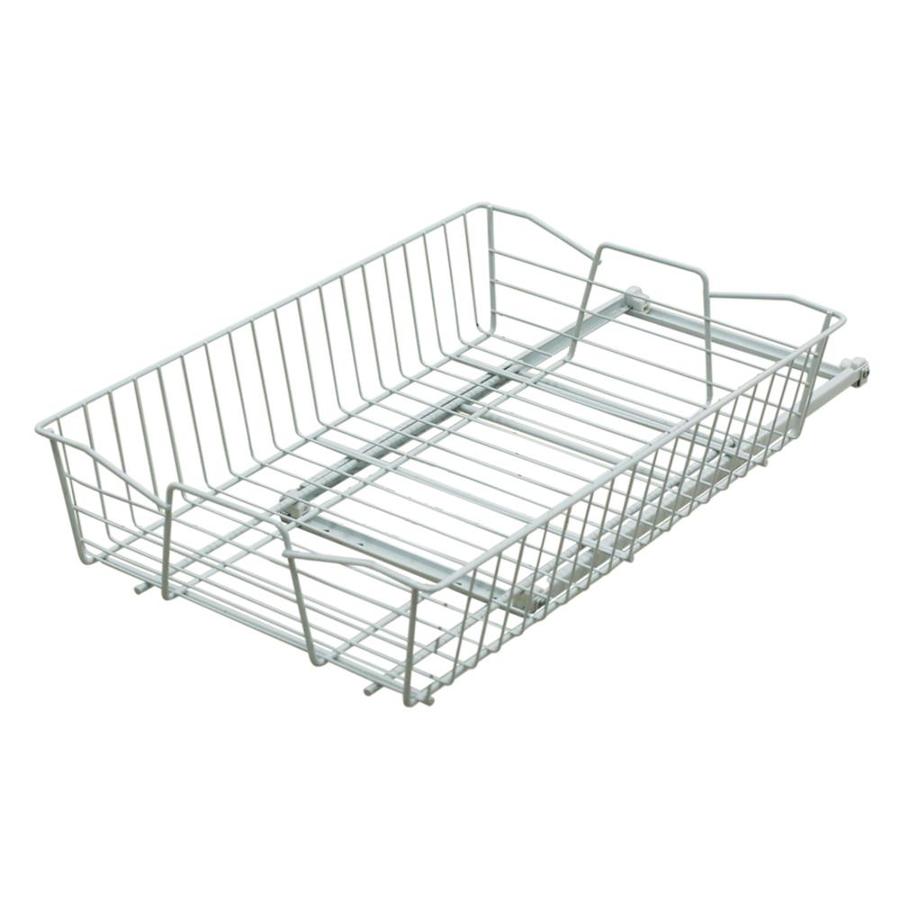 Style Selections 11.02in W x 5.51in H 1Tier Pull Out Metal Baskets