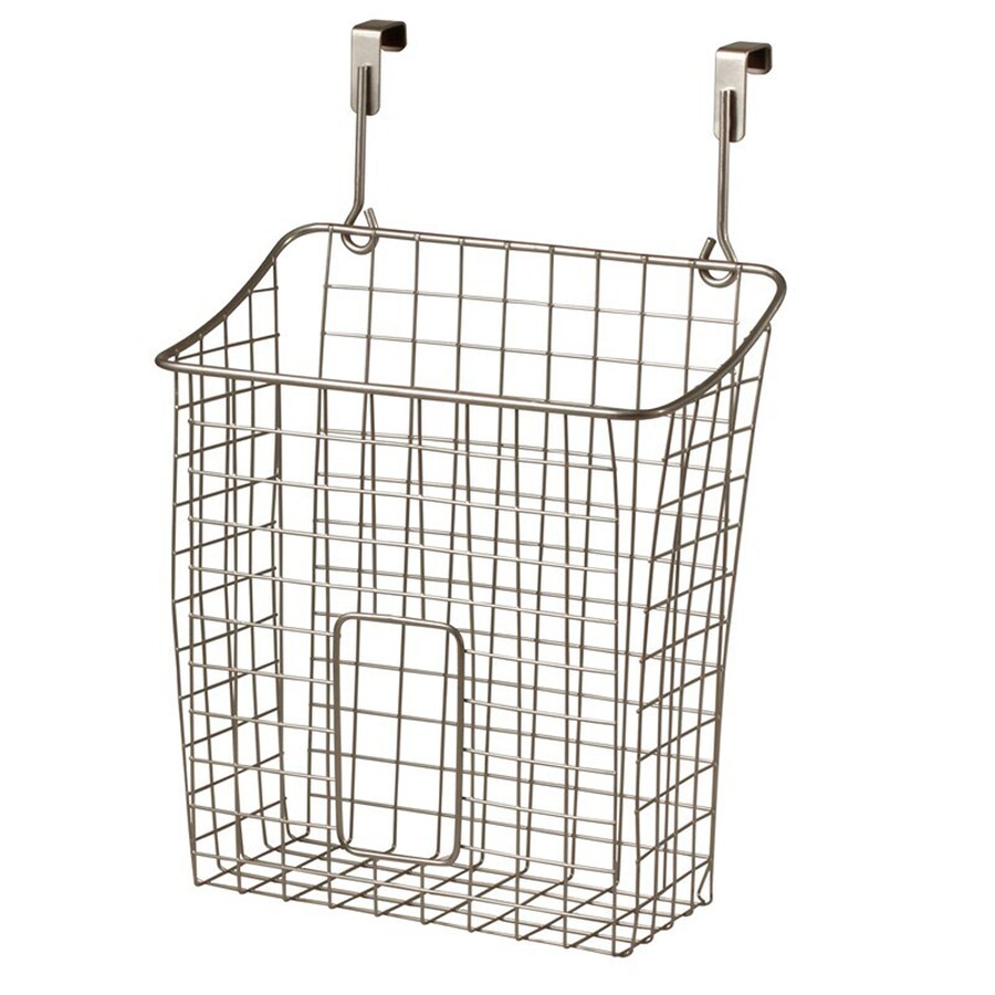 Download Shop Spectrum 10.25-in W x 15-in 1-Tier Over The Door Metal Plastic Bag Holder at Lowes.com