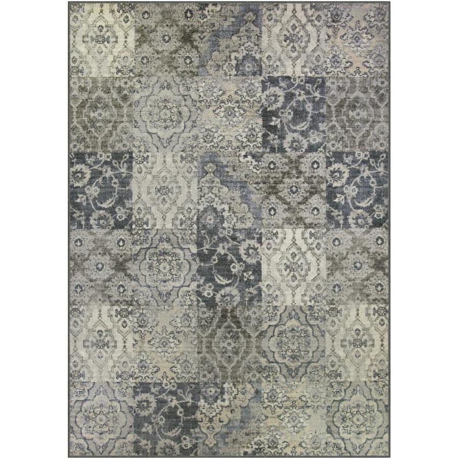 Maples Rugs Value Bay Gray Persian Indoor Distressed Area Rug Maples Rugs Value Bay Gray Persian Indoor Distressed Area Rug Common 8 X