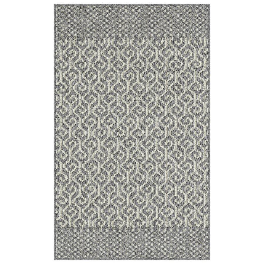 Maples Rugs Gray Rectangular Indoor MachineMade Throw Rug 2 x