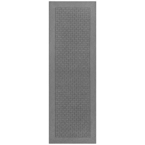 Maples Rugs 2 x 6 Charcoal Grey Indoor Solid Farmhouse