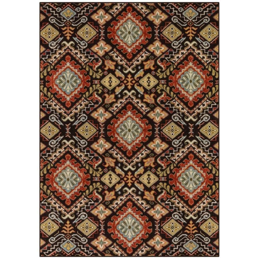 Allen Roth 5 X 7 Multi Indoor Geometric Area Rug In The Rugs   010892701541 