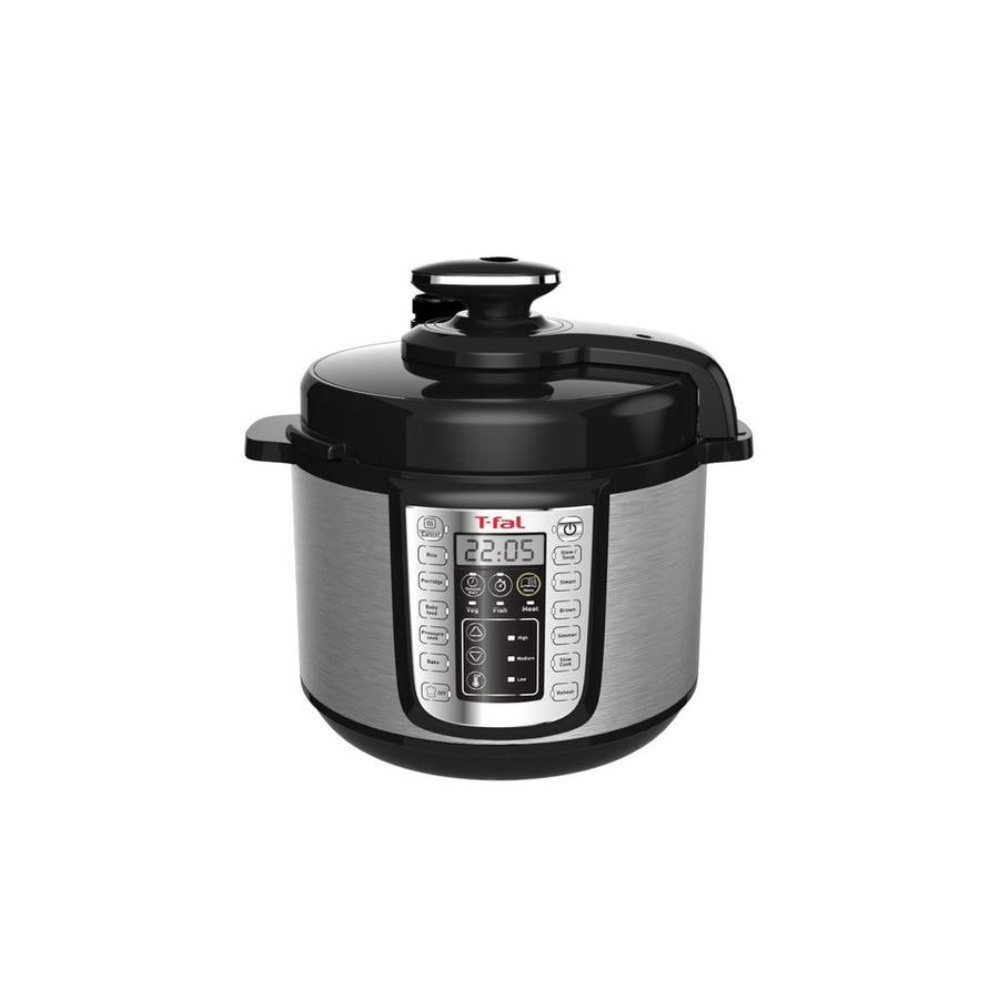 T-FAL 6-Quart Programmable Electric Pressure Cooker in the Electric ...