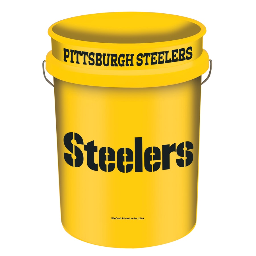 WinCraft Sports Pittsburgh Steelers 5Gallon Plastic Bucket in the