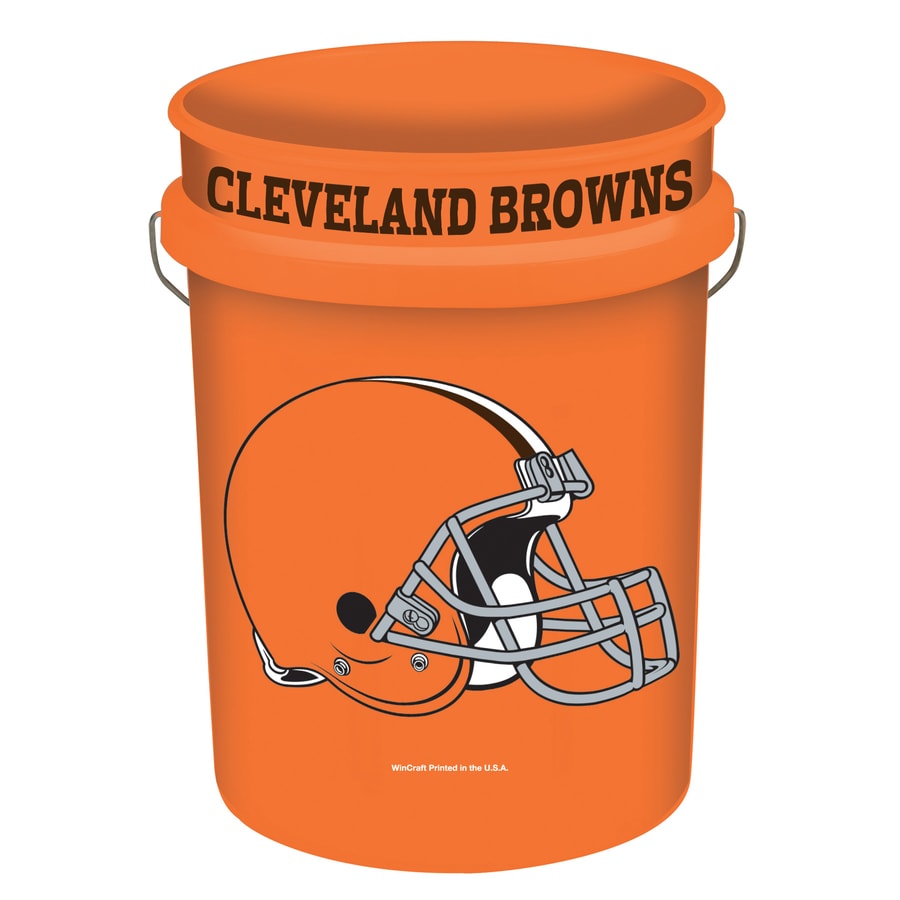 WinCraft Sports Cleveland Browns 5Gallon Plastic Bucket in the Buckets