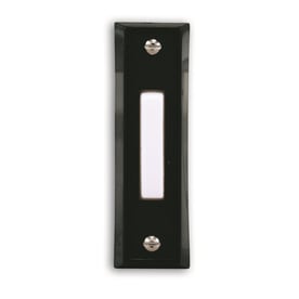 UPC 011009201053 product image for Heath Zenith Black Doorbell Button | upcitemdb.com