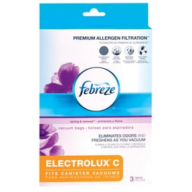 Febreze Vacuum Bags  Electrolux C  Pack of 3