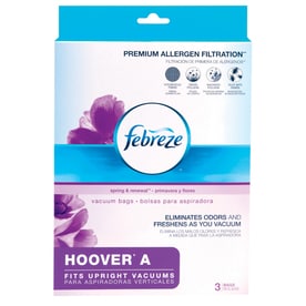 (2 pack) ( 1 filter) Febreze Vacuum Bags  Hoover Style A  Pack of 3