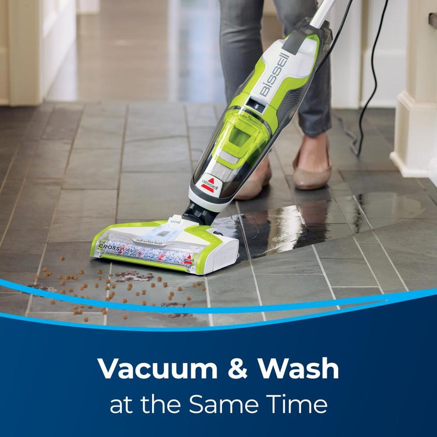 BISSELL CrossWave Corded Wet/Dry Bagless Upright Vacuum in the Upright ...