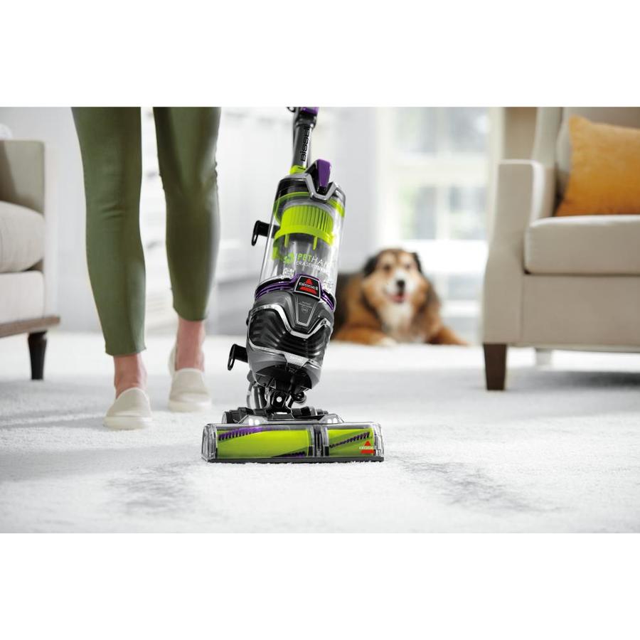 BISSELL Pet Hair Eraser Turbo Plus Corded Bagless Upright Vacuum in the ...