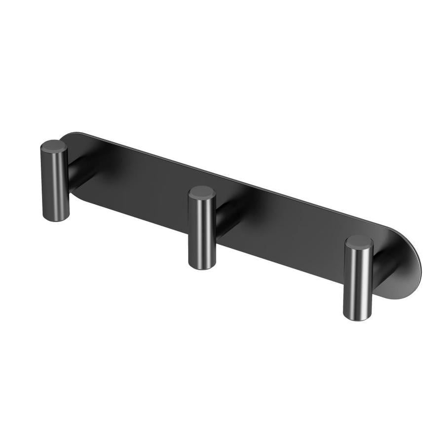 Gatco Latitude 2 Triple Hook Matte Black Towel Hook in the Towel Hooks ...