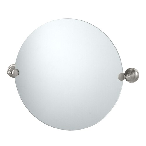 Gatco Tiara 19.5in W x 19.5in H Round Tilting Frameless Bathroom