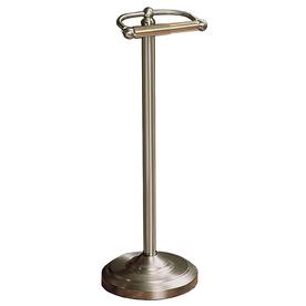 UPC 011296262096 product image for Gatco Perfect Solutions Satin Nickel Freestanding Floor Toilet Paper Holder | upcitemdb.com