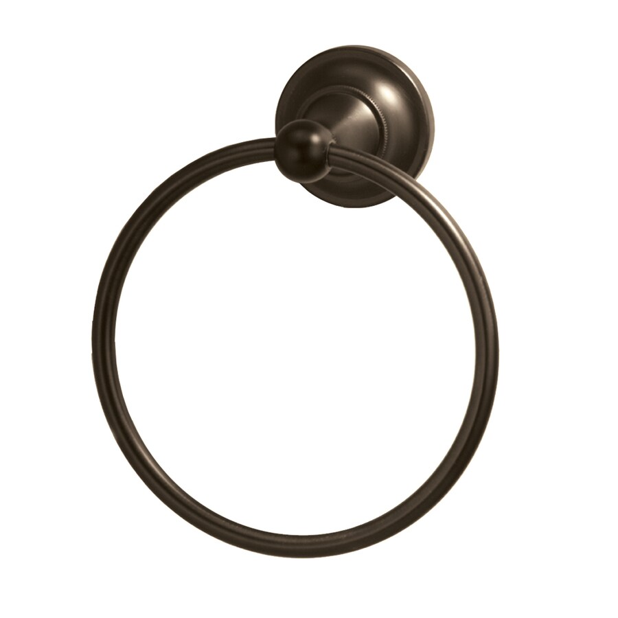 Gatco Latitude 2 Brushed Brass Wall Mount Single Towel Ring