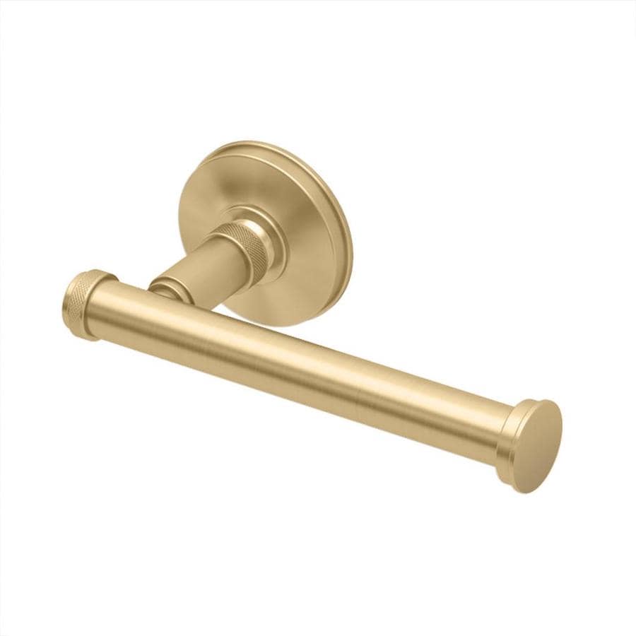 Gatco Montgomery Brushed Brass Surface Mount Single Post with Arm