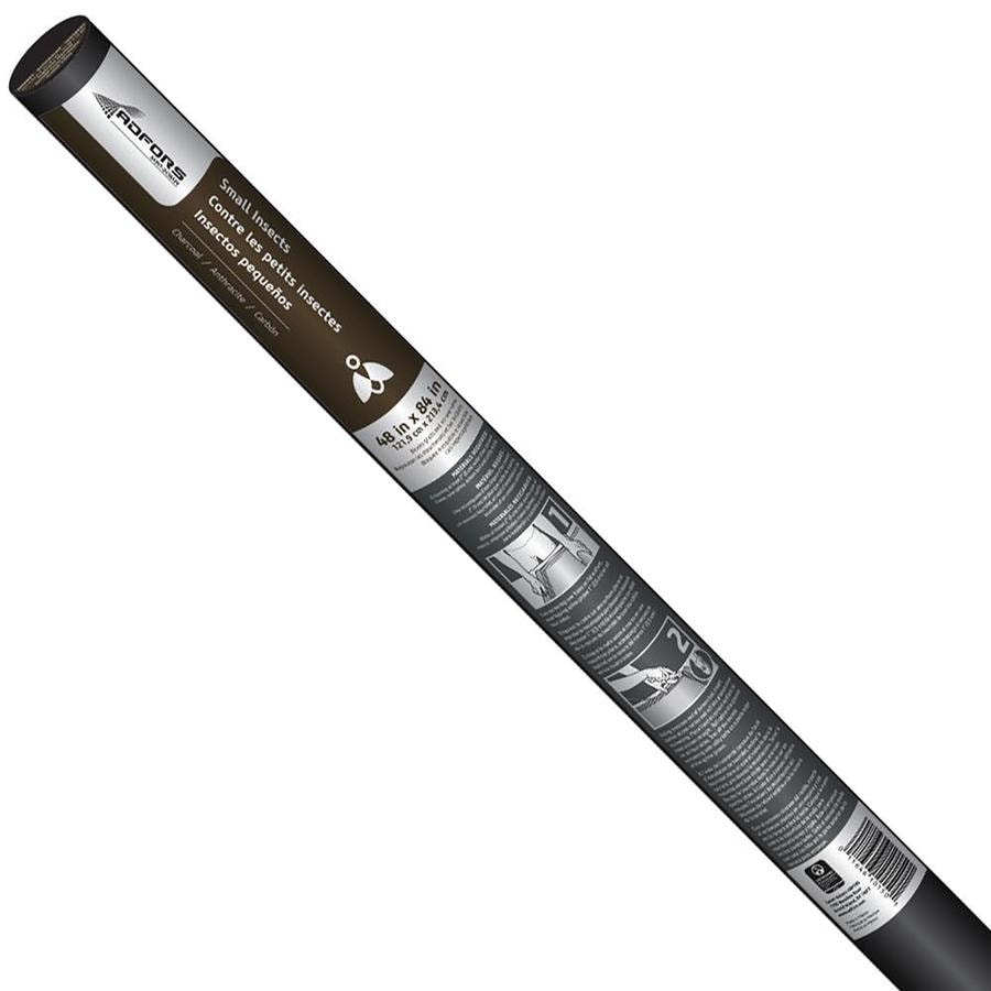 SaintGobain ADFORS Small Insect 4ft x 7ft Black Fiberglass Screen