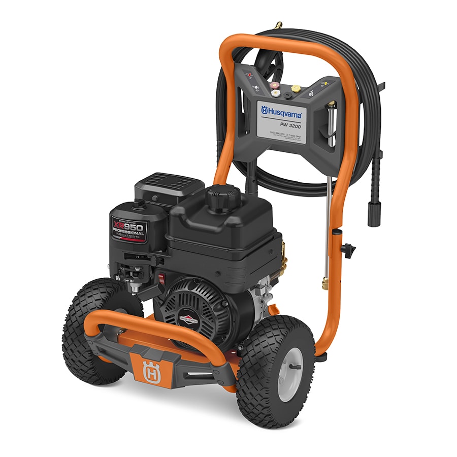 Husqvarna 3200-PSI 2.7-GPM Cold Water Gas Pressure Washer with Briggs ...