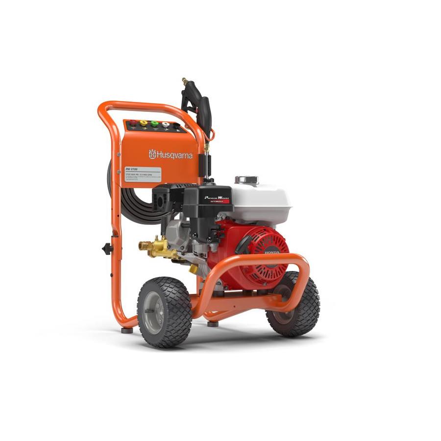 Husqvarna 3700-PSI 2.5-GPM Cold Water Gas Pressure Washer with Honda ...