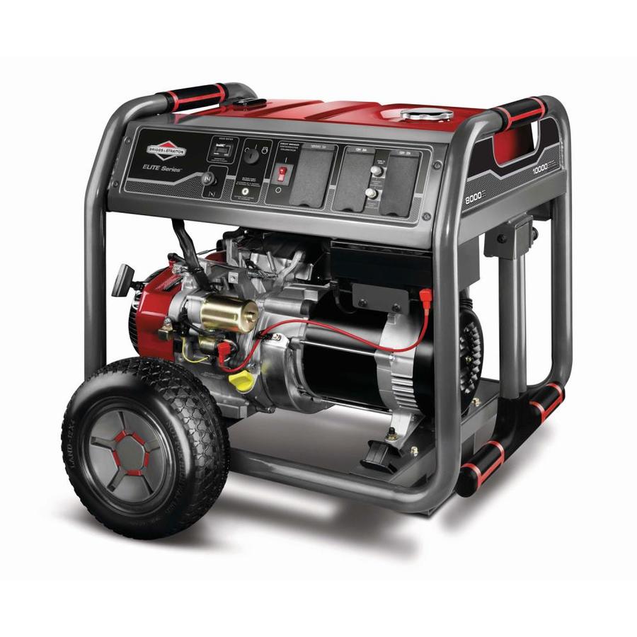 Briggs & Stratton Elite 8000-Running-Watt Gasoline Portable Generator