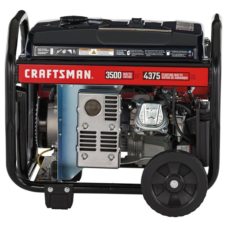 CRAFTSMAN CMXGGAS030729 4375-Watt Gasoline Portable Generator in the ...