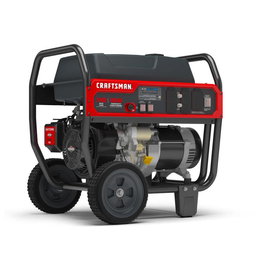 CRAFTSMAN CMXGGAS030813 8000-Watt Gasoline Portable Generator with ...