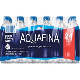 UPC 012000504044 product image for Aquafina 24-Pack 16.9-fl oz Purified Bottled Water | upcitemdb.com