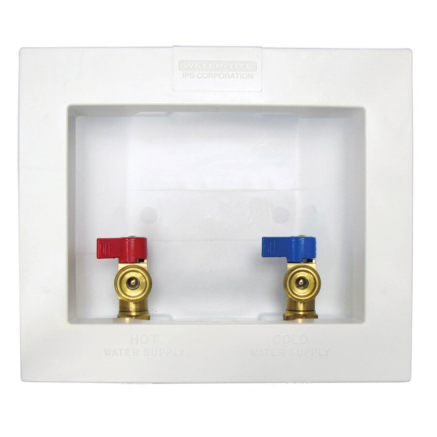 Quarter Turn Ball Valve Copper Sweat Washing Machine Outlet Box at