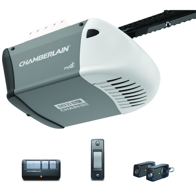 Chamberlain 0.5HP Smart Chain Drive Garage Door Opener with MyQ in the Garage Door Openers