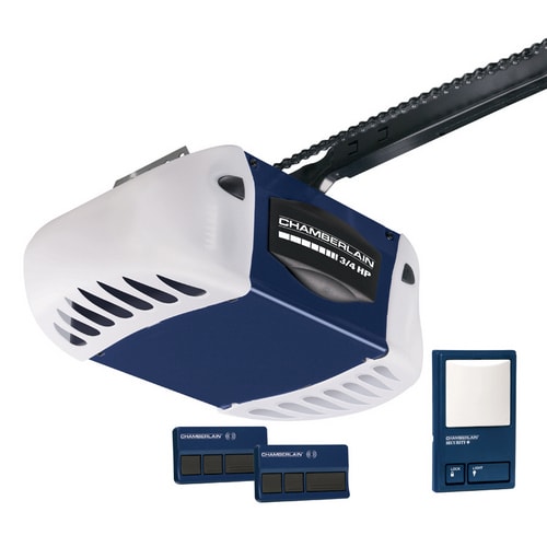 Chamberlain 3 4 Hp Power Drive Chain Garage Door Opener At Lowes Com