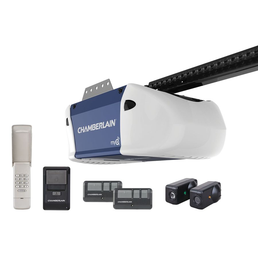 Shop Chamberlain 0.5 MyQ-Enabled Premium Chain Drive Garage Door Opener ...