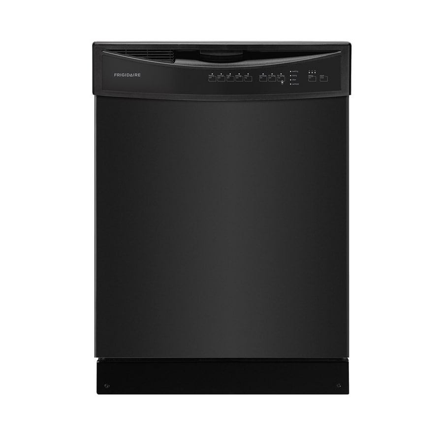 Frigidaire Fully Visible 24-in Built-In Dishwasher (Black), 54-dBA at