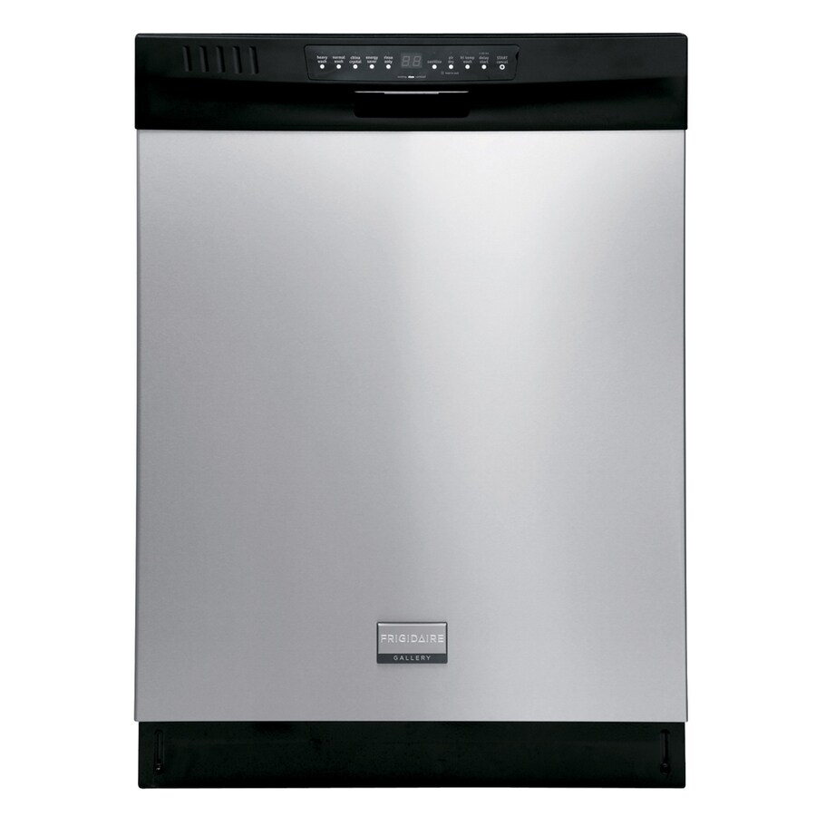 Frigidaire FGHD2455LF Gallery Fully Visible Built-In Dishwasher (Stainless Steel), 53-dBA