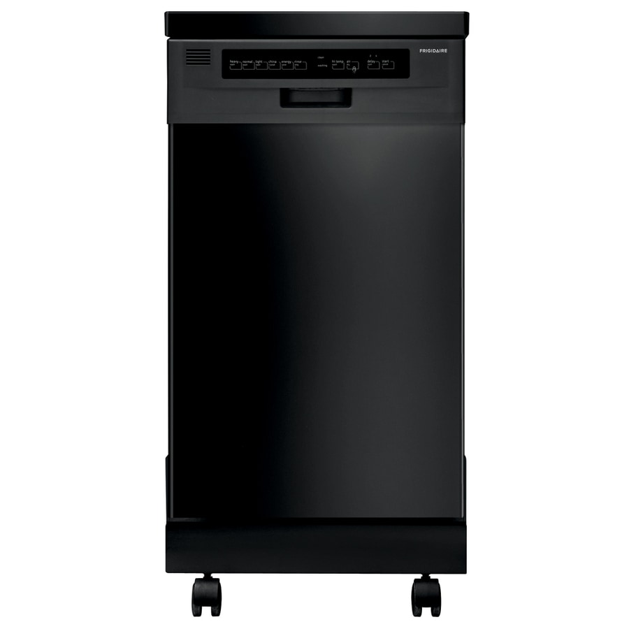 Frigidaire 17 625 In Black Portable Dishwasher With Stainless