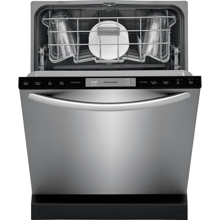 Frigidaire 54-Decibel Top Control 24-in Built-In Dishwasher (Stainless ...