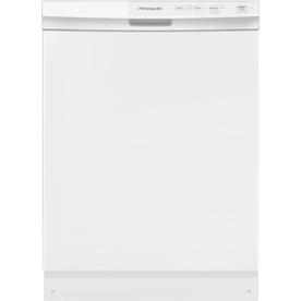 Built In Dishwashers At Lowes Frigidaire 24 In White Front Control Tall Tub Dishwasher Actual