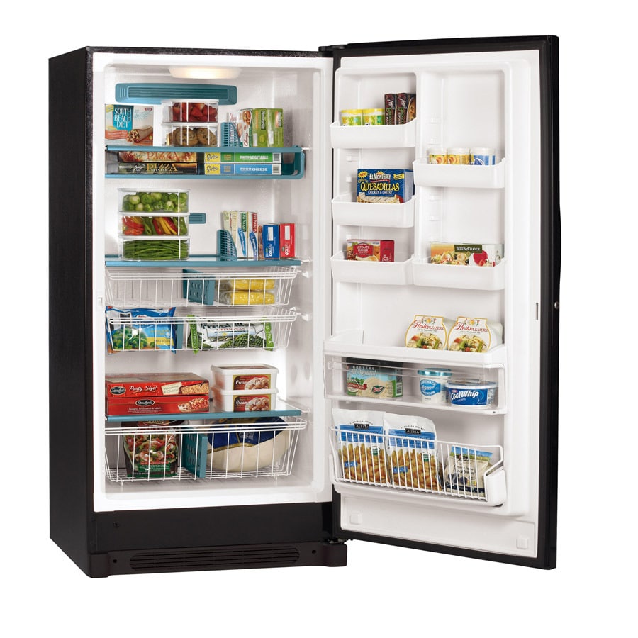 Frigidaire 20.5-cu ft Frost-free Upright Freezer (Black) at Lowes.com