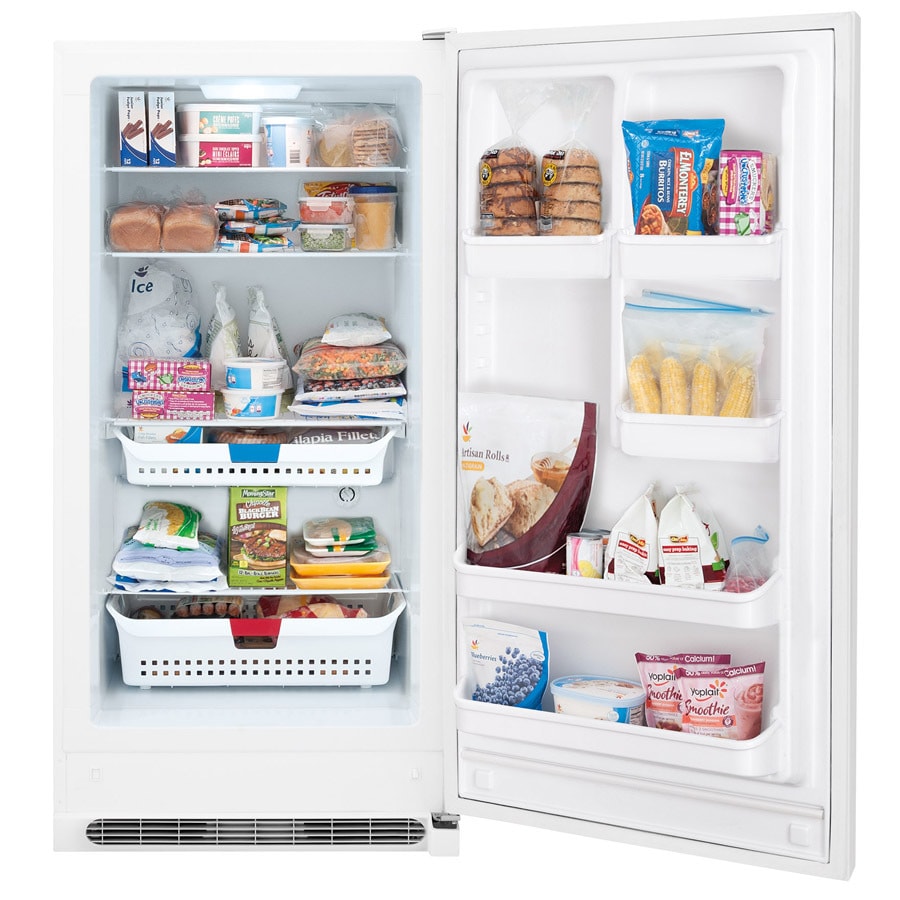 Frigidaire 20.5-cu ft Frost-free Upright Freezer (White) at Lowes.com