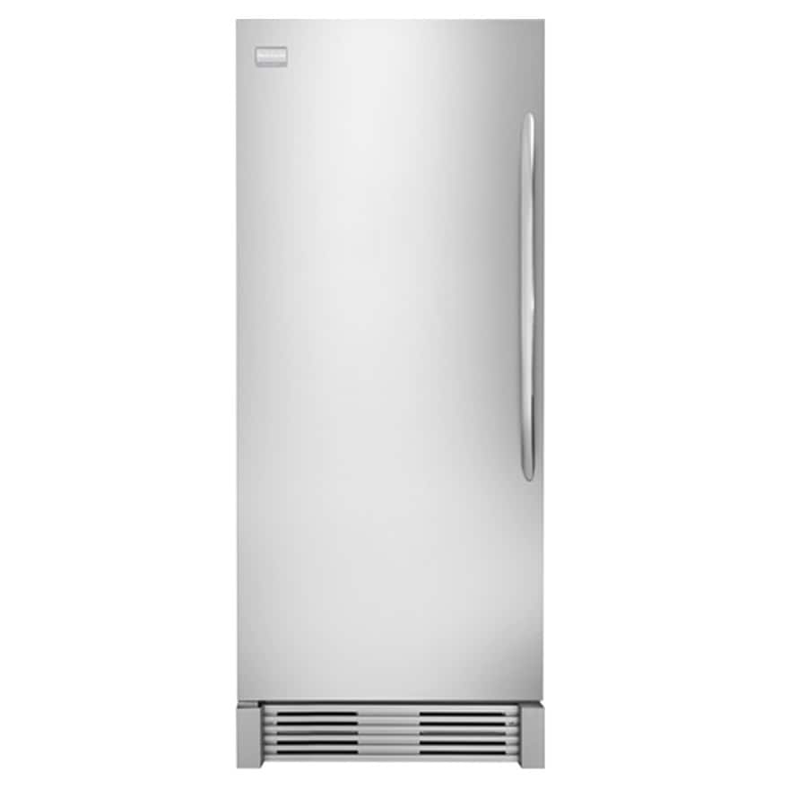 Shop Frigidaire Gallery 18.6-cu ft Frost-Free Upright Freezer Frigidaire Upright Freezer Stainless Steel