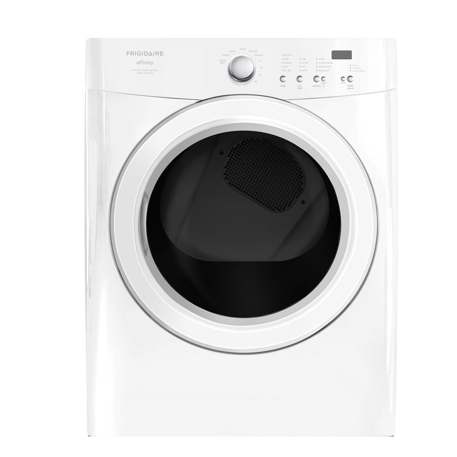 Frigidaire Affinity 7cu ft Stackable Electric Dryer (Classic White) at