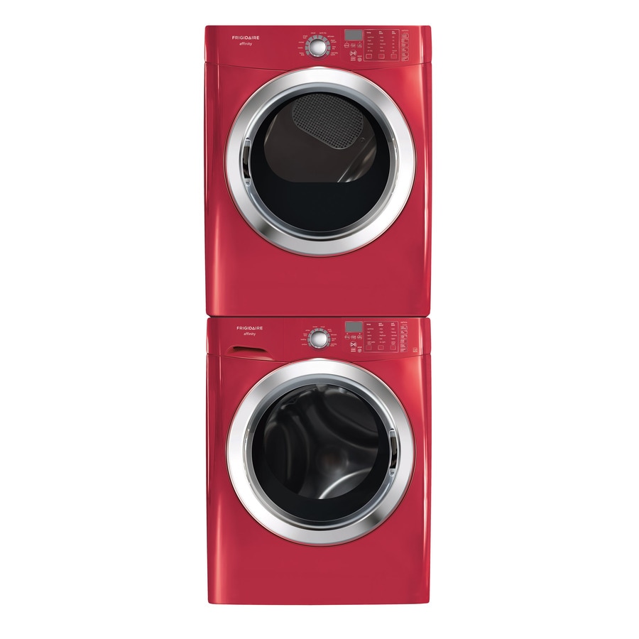 Red frigidaire affinity washer and dryer discount