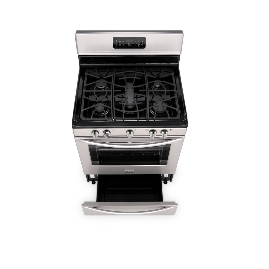 Frigidaire Gallery 30-in 5 Burners 5-cu Ft Self-cleaning Freestanding ...