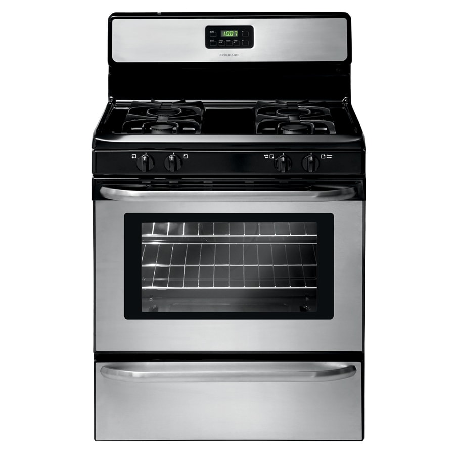 Frigidaire 4.2-cu ft Gas Range (Stainless Steel) (Common: 30-in; Actual