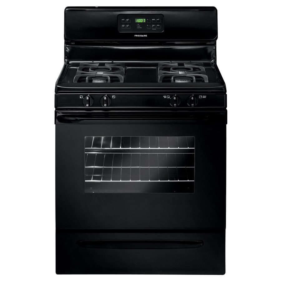 Frigidaire 4Burner Freestanding 5cu ft Selfcleaning Gas Range (Black