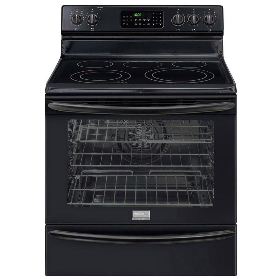 Frigidaire Gallery 30in Glass Top SelfCleaning Electric Range (Black