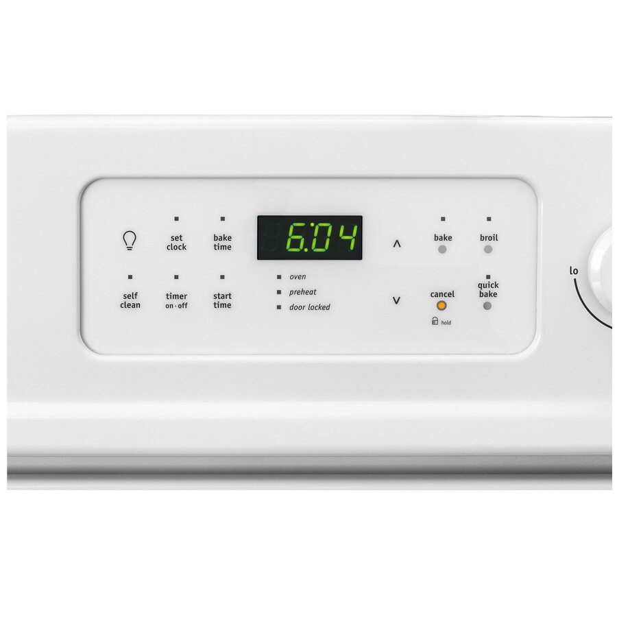 Frigidaire Gallery 30in Glass Top SelfCleaning Electric Range (White